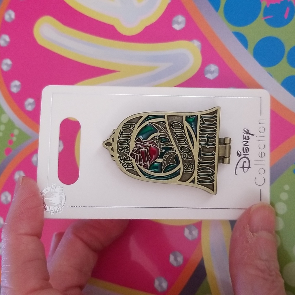 Disney "Beauty Is Found Within" Beauty And The Beast Pin 400000673233